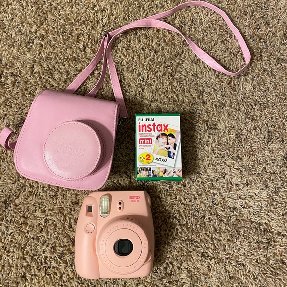 Instax Other - Instax Polaroid mini 8 camera, case, and film
